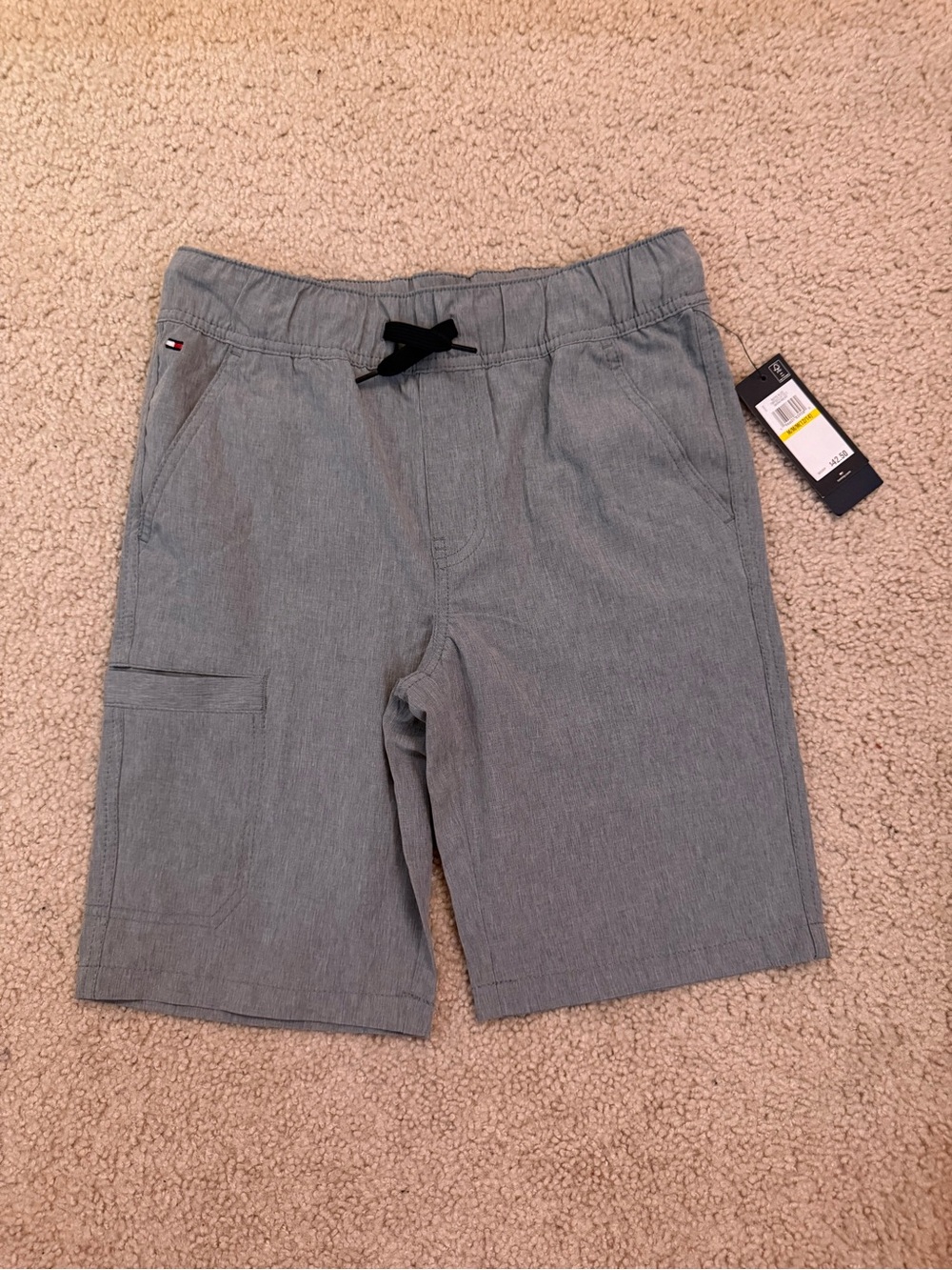 Tommy Hilfiger Heather Gray Elastic Waist Shorts